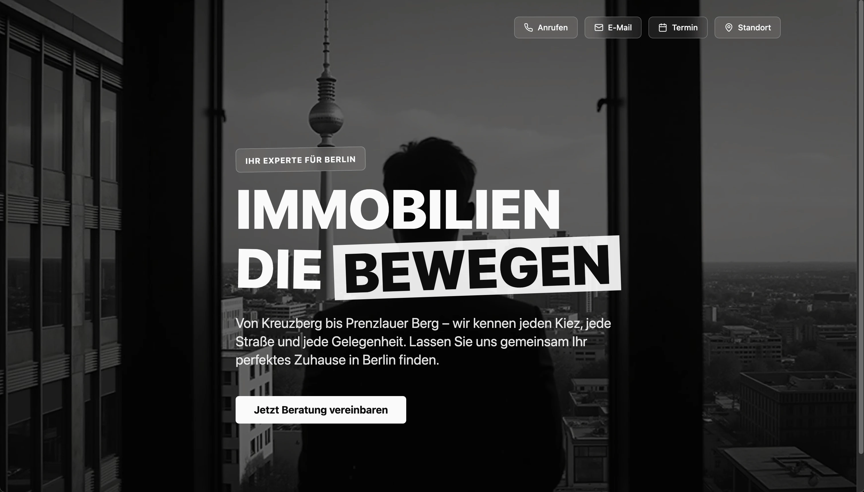Immobilien Website Beispiel